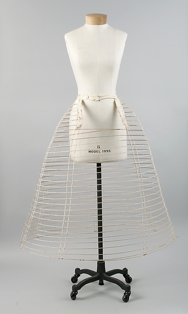 Каркасный кринолин около 1860 года из коллекции The Met, инвентарный номер 1986.180